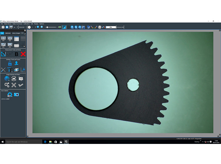 ViPlus software threshold feature