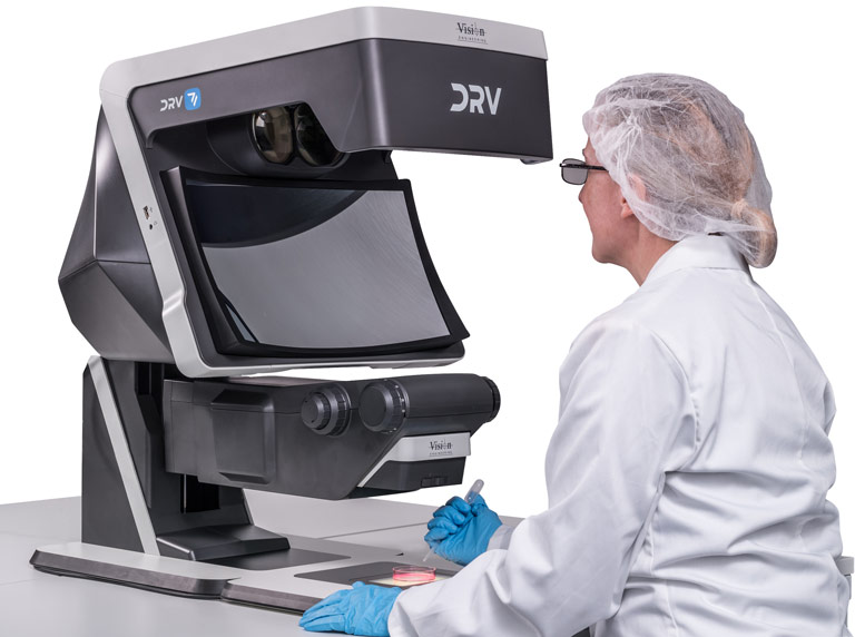 DRV-Z1 3D stereo viewer life sciences application