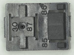 Black plastic component inspection in 4K